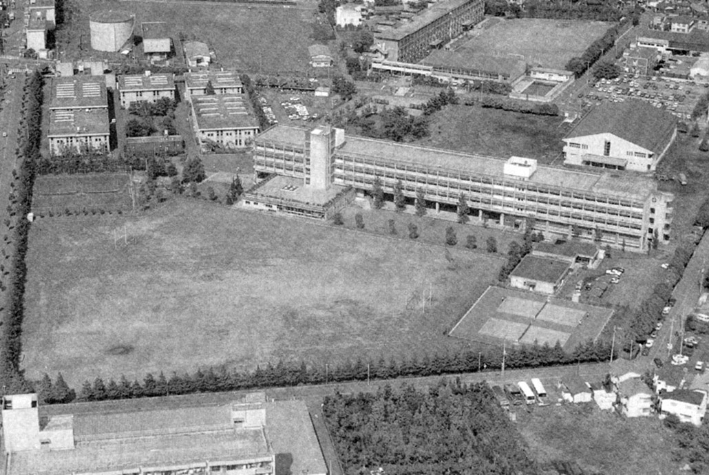 1986年(昭和61年)当時の日野キャンパス。